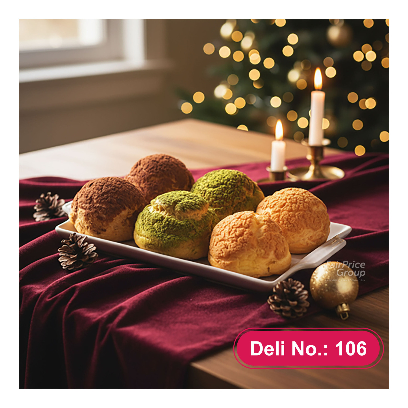(Pre-Order) Choux Au Craquelin (Assorted Flavours) | NTUC FairPrice