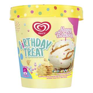 Wall's Selection Ice Cream Tub - Happy Birthday