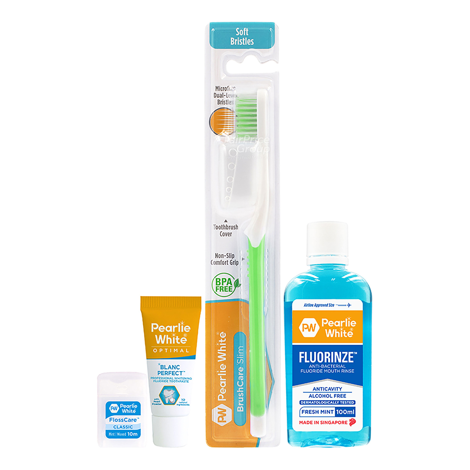 Pearlie White Whitening Travel Pack | NTUC FairPrice