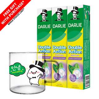 Darlie Double Action Toothpaste - Multicare + Quby Cup