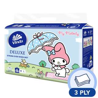Vinda Soft Pack Facial Tissue - Melody (3 Ply)
