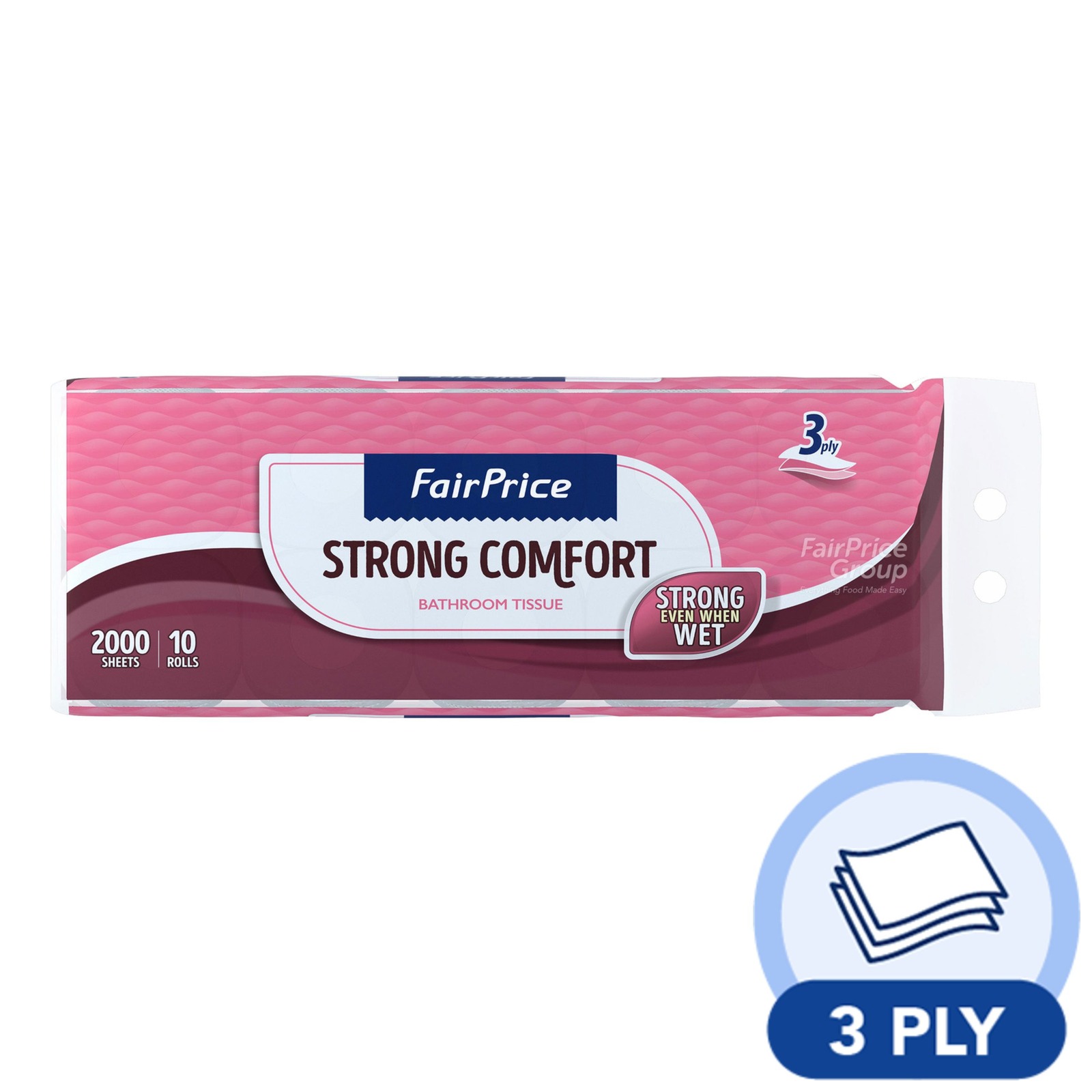 FairPrice Bathroom Tissue - Strong (3ply)