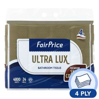 FairPrice Bathroom Tissue - Lux (4ply) FairPrice Bathroom Tissue - Lux (4ply)