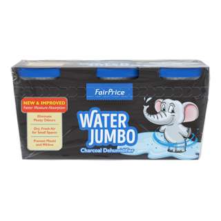 FairPrice Water Jumbo Dehumidifier - Charcoal