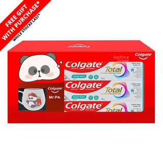 Colgate Total Toothpaste - Fresh Mint + Mr Pa Mug Colgate Total Toothpaste - Fresh Mint + Mr Pa Mug