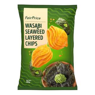 FairPrice Layered Chips - Wasabi Seaweed FairPrice Layered Chips - Wasabi Seaweed