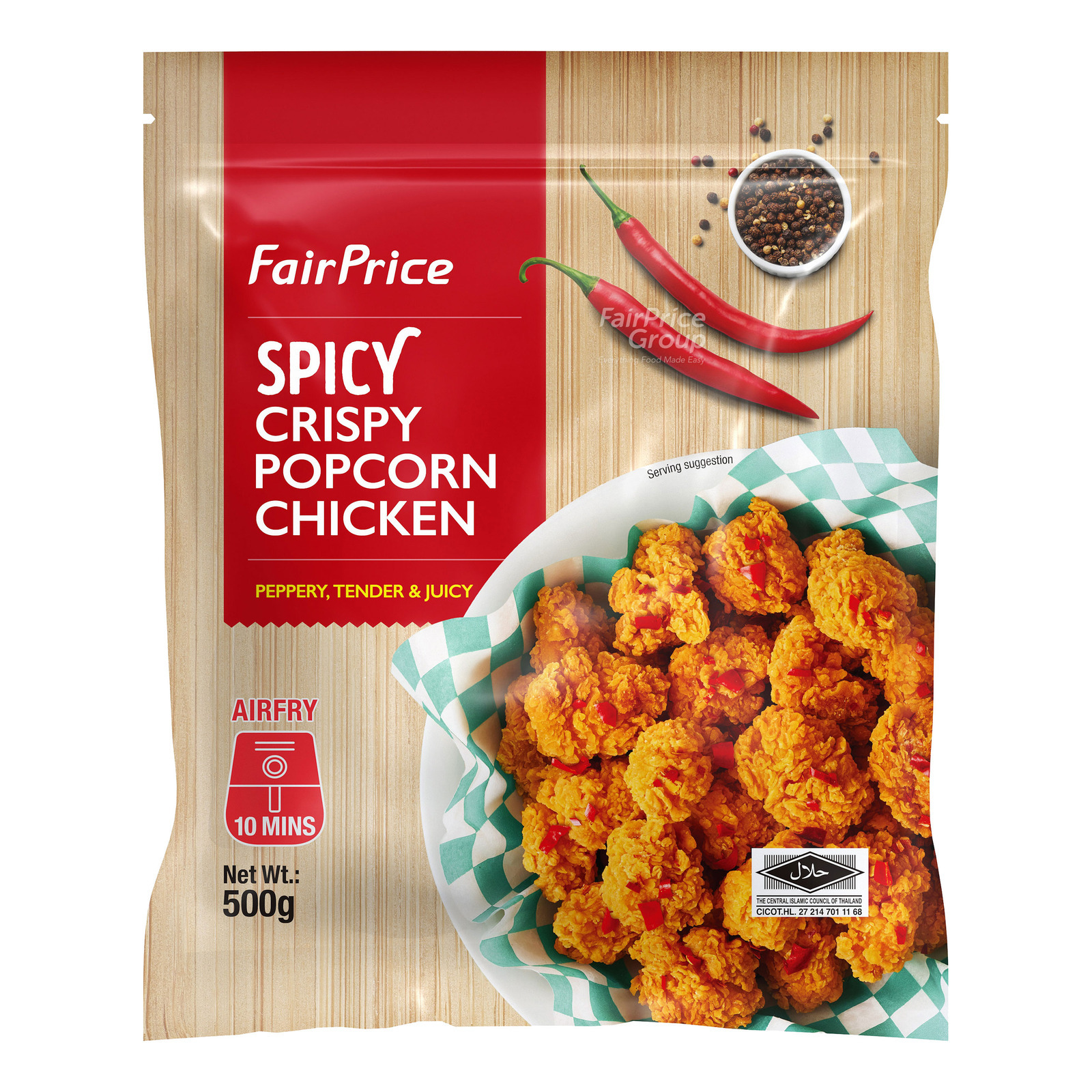 FairPrice Crispy Popcorn Chicken - Spicy