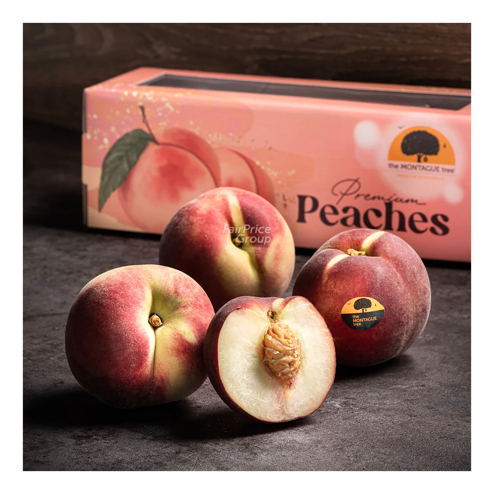 Montague Australia Peach Gift Box - XL | NTUC FairPrice
