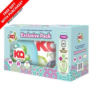 Ka 4in1 Laundry Capsules Indoor Drying Exclusive Pack