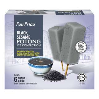 FairPrice Potong Ice Cream - Black Sesame FairPrice Potong Ice Cream - Black Sesame