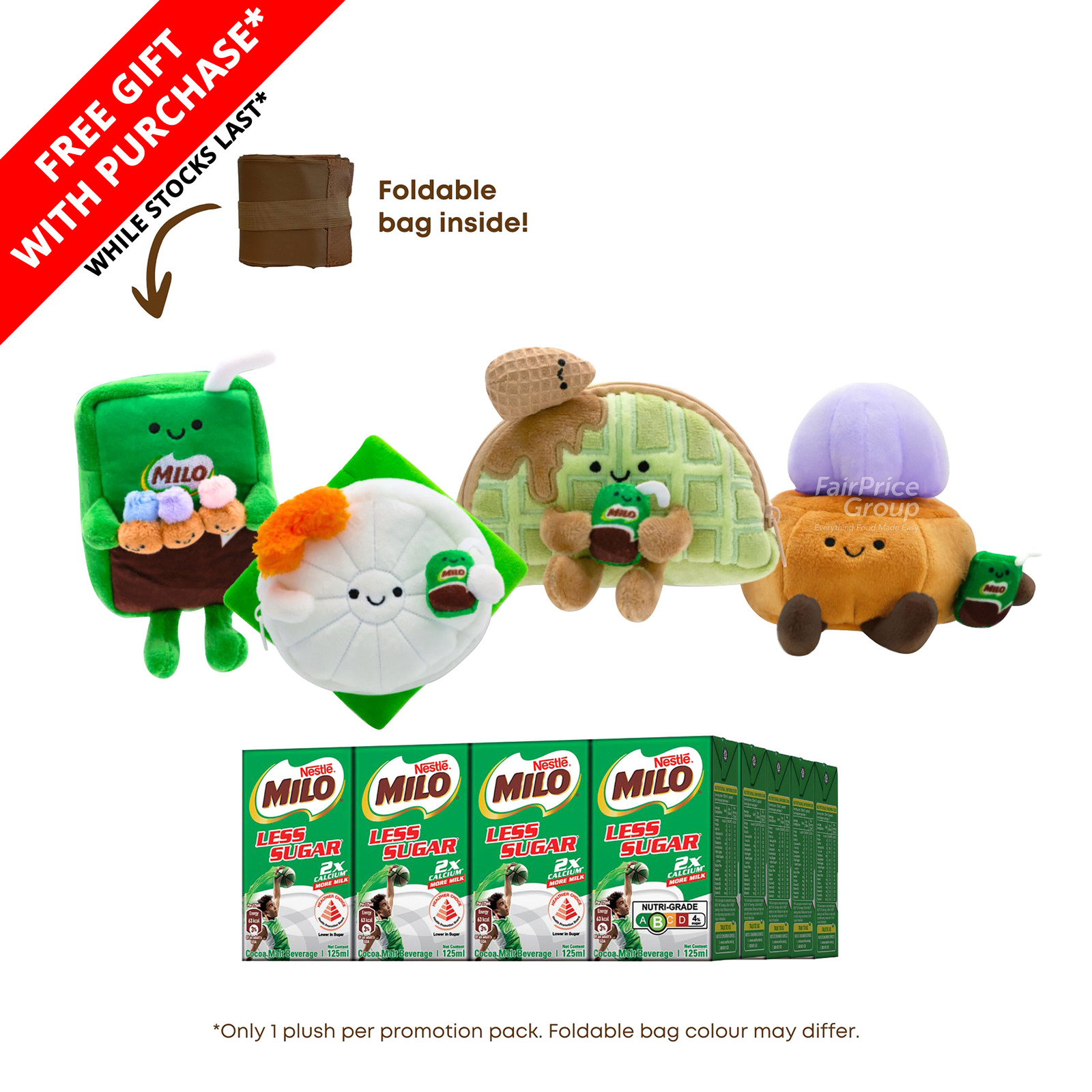 Milo Chocolate Malt UHT Packet Drink - Less Sugar + FOC | NTUC