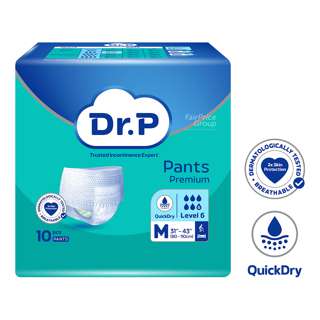 Dr P Premium Adult Diapers Pants - Lv6 (M)