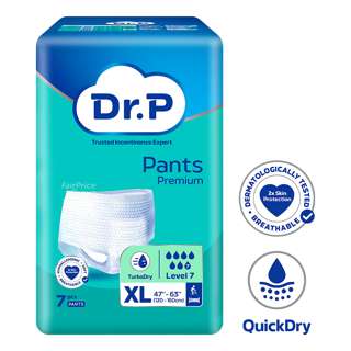 Dr P Premium Adult Diapers Pants - Lv7 (XL)