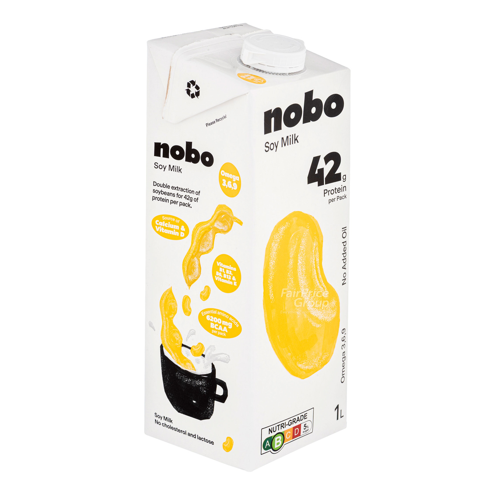 Lactosoy Soymilk - Black Sesame | NTUC FairPrice