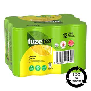 [BCRS] Fuze Tea Flavoured Green Tea Can Drink - Lemon