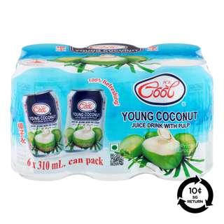 Ice Cool Young Coconut Juice With Pulp Ice Cool Young Coconut Juice With Pulp