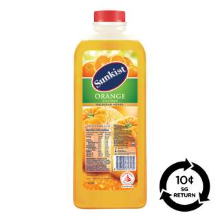 [BCRS] Sunkist Fruit Bottle Juice - Orange (No Sugar Added)