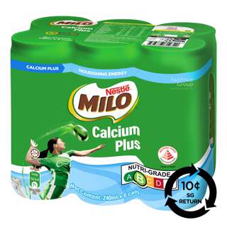 [BCRS] Milo Chocolate Malt Can Drink - Calcium Plus