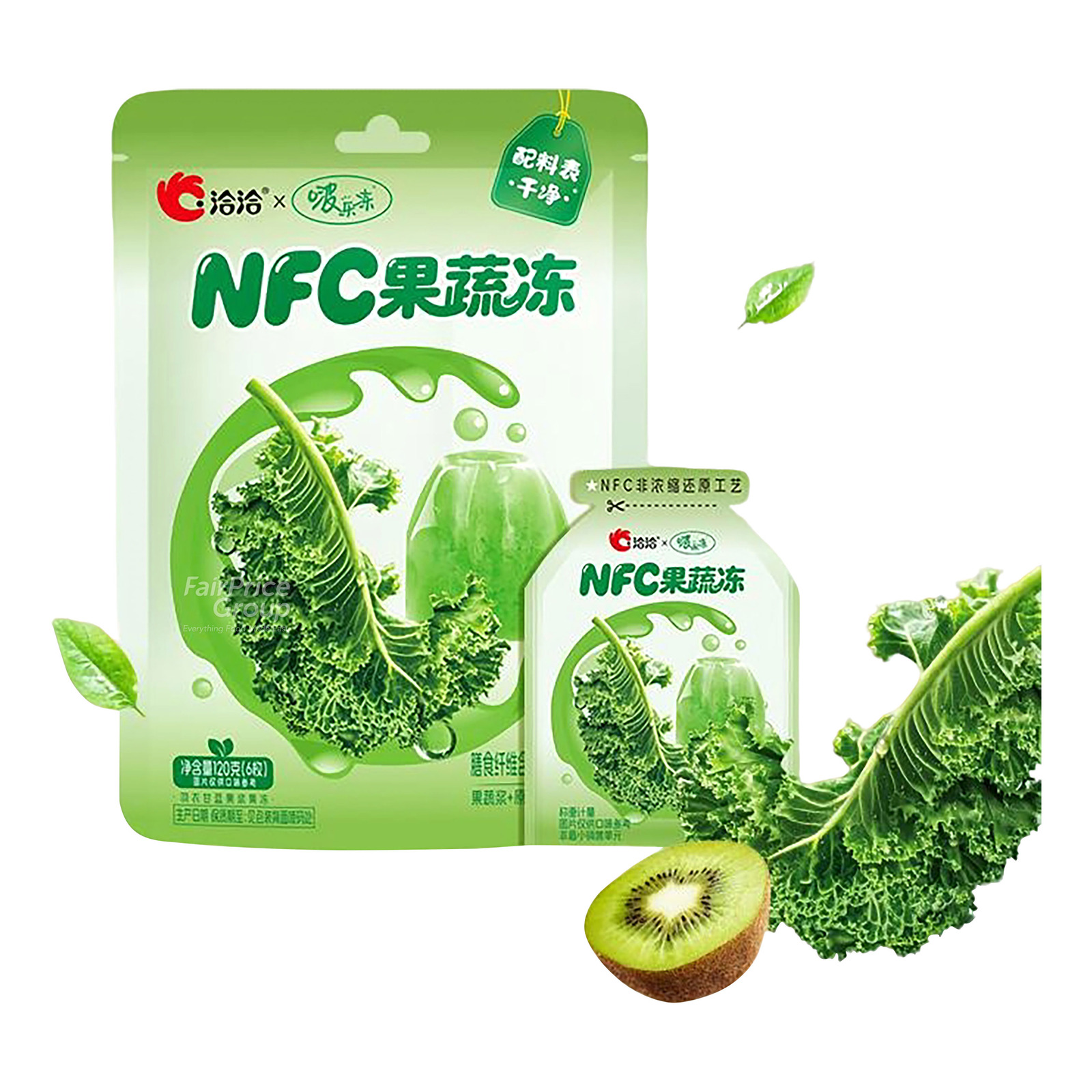 Cha Cha Non-Concentrated Jelly - Kale + Kiwi | NTUC FairPrice
