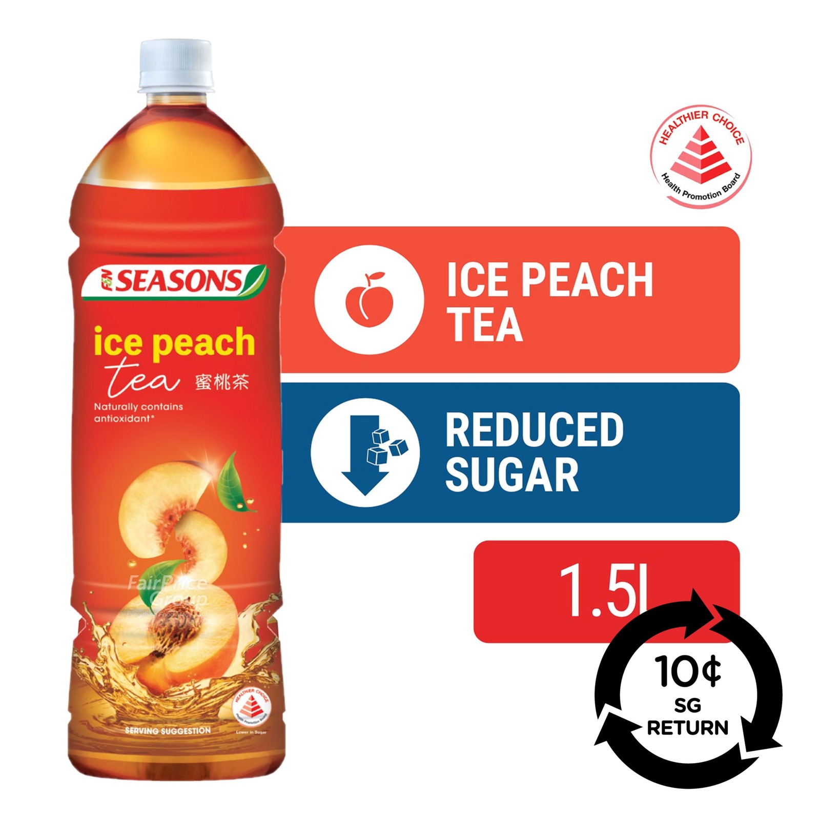 [BCRS] F&N Seasons Bottle Drink - Ice Peach Tea