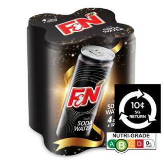 [BCRS] F & N Can Drink - Soda Water (Slim)