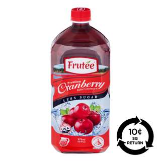 [BCRS] Frutee Premium Cranberry Juice Bottle Cocktail