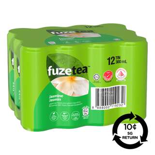 [BCRS] Fuze Tea Flavoured Green Tea Can Drink - Jasmine