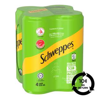 [BCRS] Schweppes Carbonated Can Drink - Lemon Lime