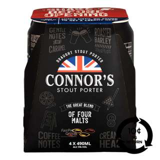 [BCRS] Connor's Stout Porter Can Beer - Four Malts