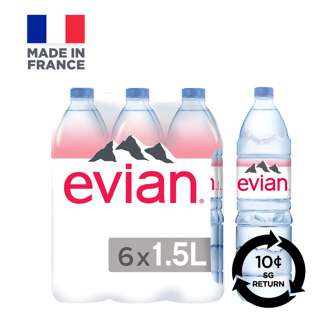 [BCRS] Evian Natural Mineral Bottle Water