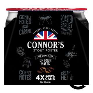 [BCRS] Connor's Stout Porter Can Beer - Four Malts