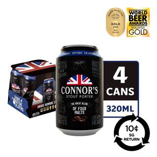 [BCRS] Connor's Stout Porter Can Beer - Four Malts