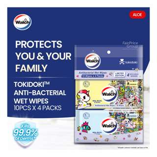 Walch Tokidoki Antibacterial Wet Wipes - Aloe Walch Tokidoki Antibacterial Wet Wipes - Aloe