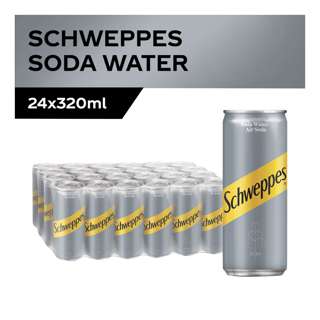 Schweppes Carbonated Can Drink - Soda Water