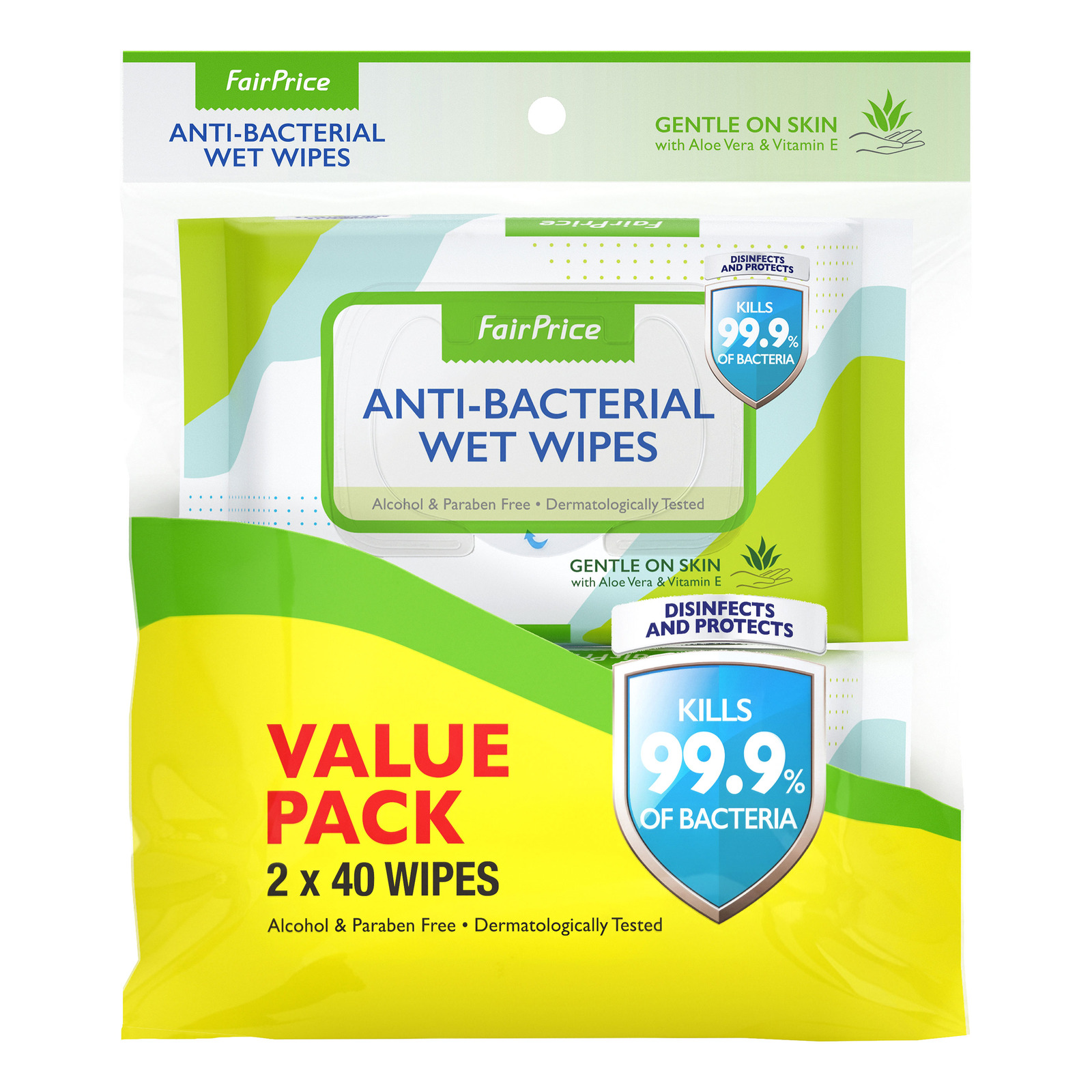 FairPrice Anti-Bacterial Wet Wipes