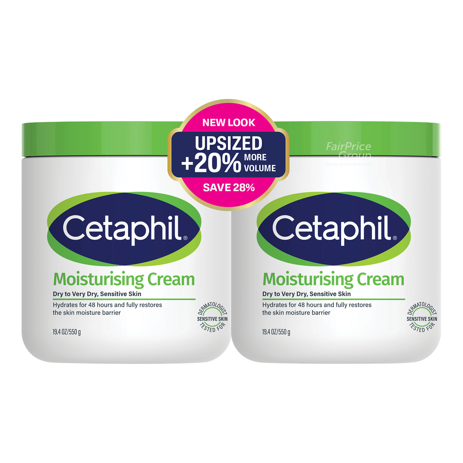 Cetaphil Moistursing Cream Twin Pack | NTUC FairPrice