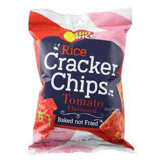 Sunrice Rice Cracker Chips - Tomato