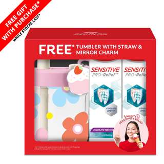 Colgate Sensitive Toothpaste - Complete Protection + Free Tumbler