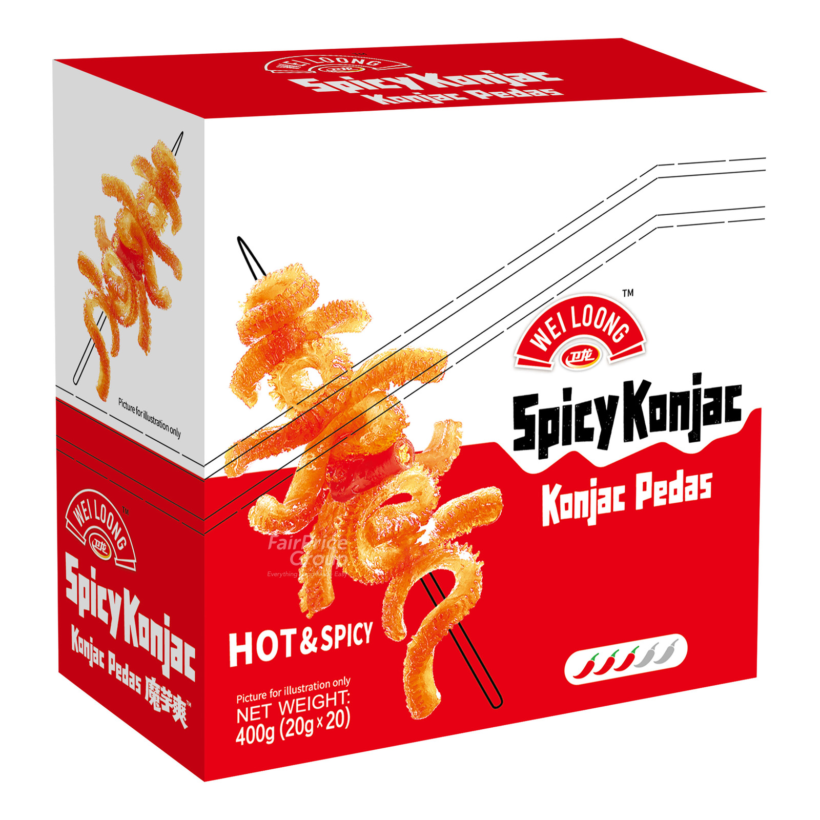 Weilong Spicy Konjac - Hot & Spicy | NTUC FairPrice