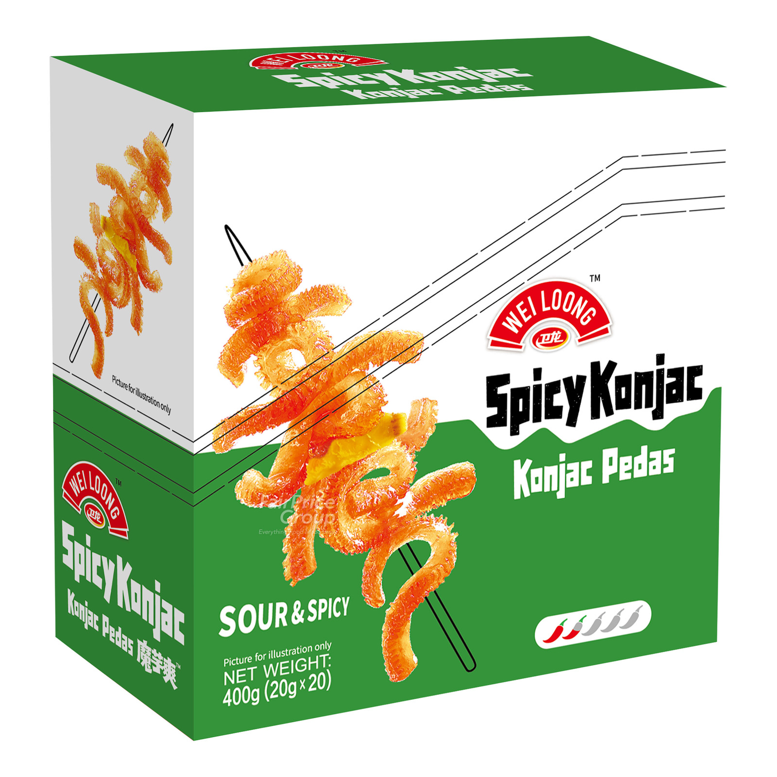 Junkfood5本 Weilong Spicy Konjac - Sour & Spicy | NTUC FairPrice