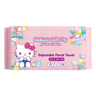 Caredyn Disposable Facial Towel - Hello Kitty