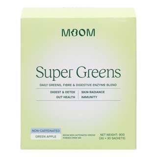 Moomhealth Super Green (Non Caffeinated) - Green Apple Sachets