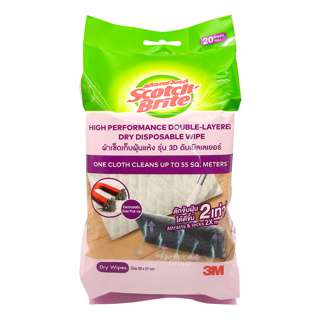 Scotch-Brite High Performance Double-Layered Dry Disposable Scotch-Brite High Performance Double-Layered Dry Disposable
