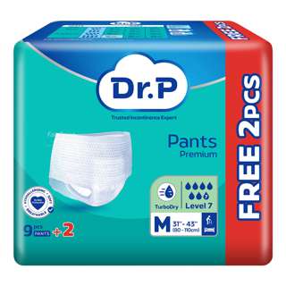 Dr P Premium Adult Diapers Pants - Lv7 (M)