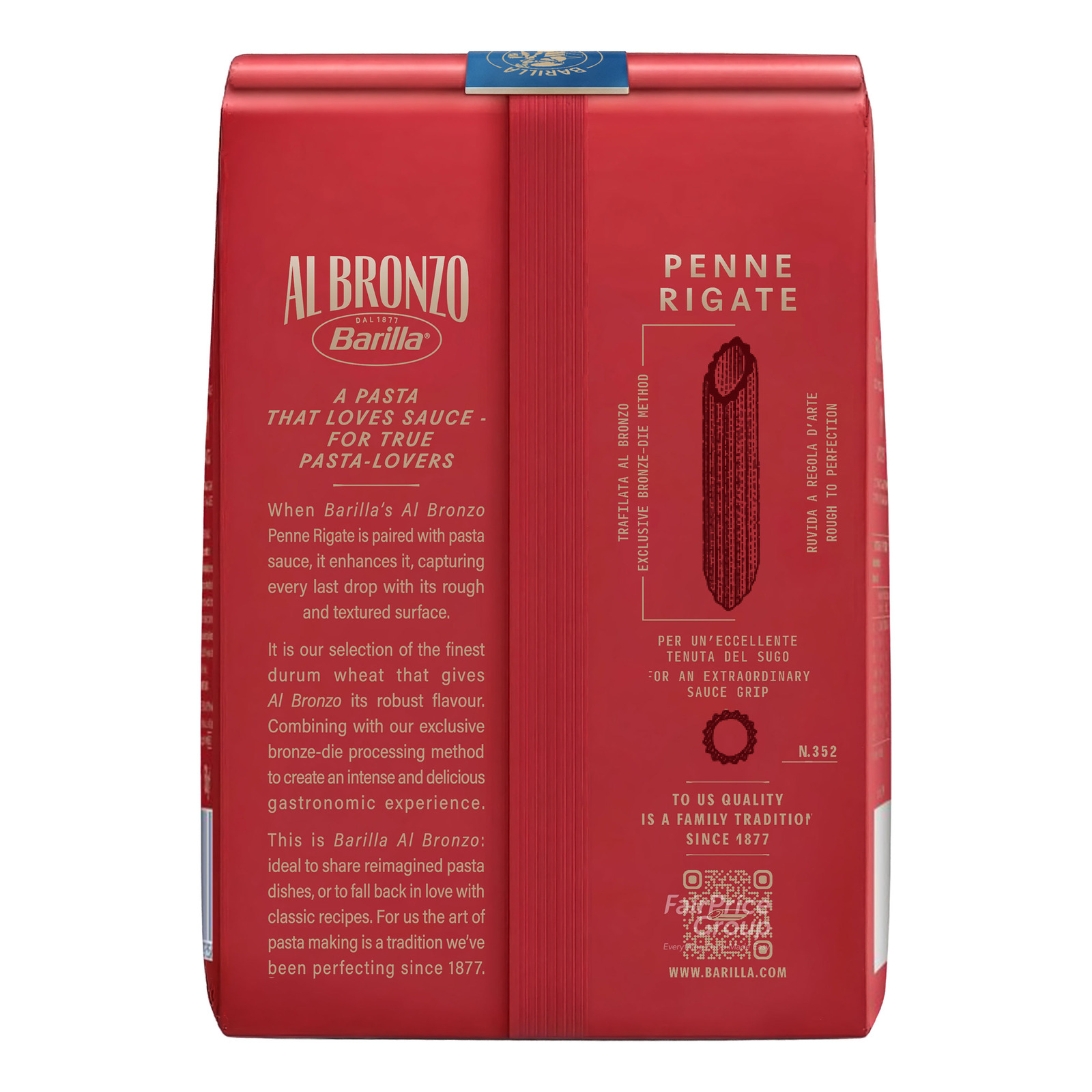 Barilla Al Bronzo - Fusilli | NTUC FairPrice