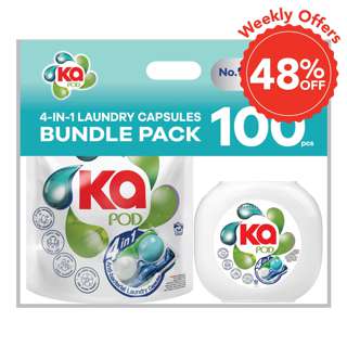 Ka 4in1 Laundry Capsules Bundle - Anti-Bacterial