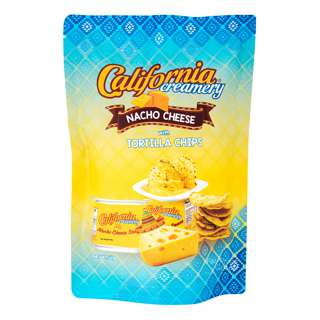 California Creamery Nacho Cheese Sauce & Tortilla Chips California Creamery Nacho Cheese Sauce & Tortilla Chips