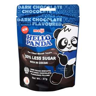 Meiji Hello Panda Dark Cocoa Biscuit - 30% Less Sugar