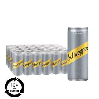 [BCRS] Schweppes Carbonated Can Drink - Soda Water