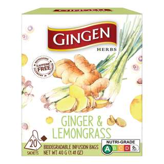 Gingen Infusion Tea Bags - Ginger & Lemongrass
